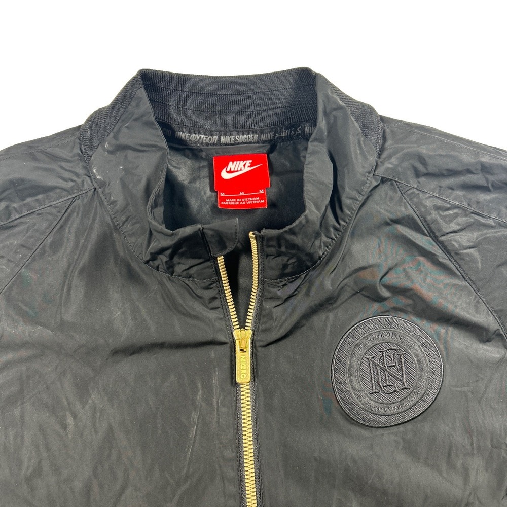 Nike FC N98 Windbreaker Woven Futbol Soccer Training Black Jacket Size M
